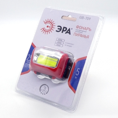 Фонарь налобный ЭРА GB-709 Пиранья