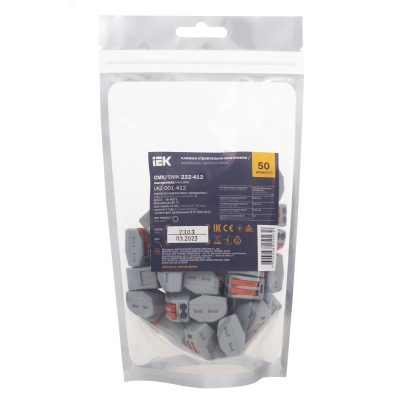Клемма строительно-монтажная СМК 222-412 IEK UKZ-001-412