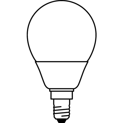 Лампа светодиодная LED Value LVCLP60 7SW/865 7Вт шар матовая E14 230В 10х1 RU OSRAM 4058075579682