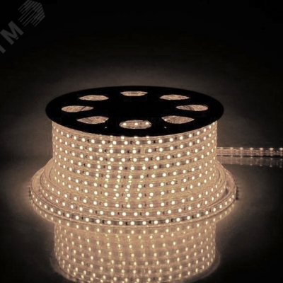 Лента светодиодная LEDх60/м 1м 4.4w/m 220в.IP65 тепло-белый 26244