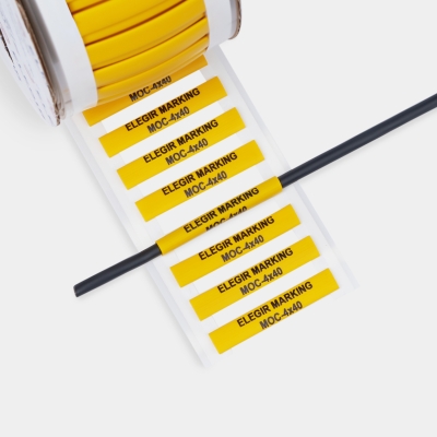 Маркер овальный MOC-4-40-Y желтый (уп. 550 шт.) арт.22004411