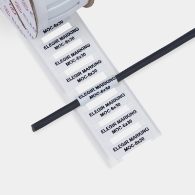 Маркер овальный MOC-6-30-W белый (уп. 450 шт.) арт.22006310