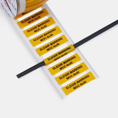 Маркер овальный MOC-6-40-Y желтый (уп. 450 шт.) арт.22006411