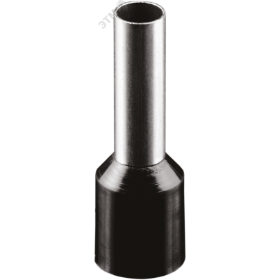 Наконечник-гильза НШвИ 6-12,0 черный (100шт) 17345
