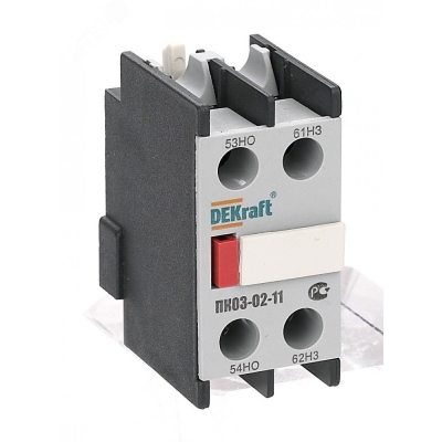 Приставка контактная ПК-03 лицев. доп. контакты 1НО+1НЗ 24100DEK