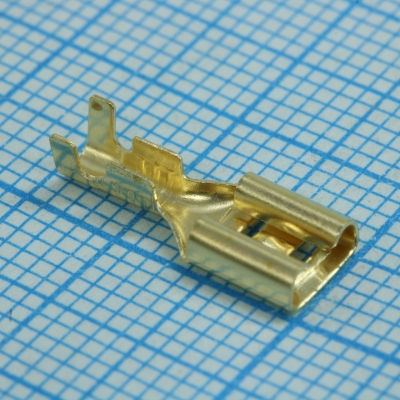 Разъем плоский неизолированный (мама) РП-М 1.0-(4.8)