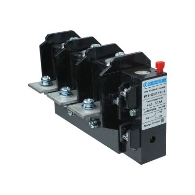 РТТ-325 П УХЛ4, 50А, 42,5 - 57,5А, 660В/50Гц, 1з+1р, ручной возврат, IP00 (ЭТ)