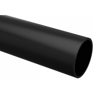 Труба гладкая ПВХ жесткая d16мм черн. (дл.3м) Plast trg-16b-3m