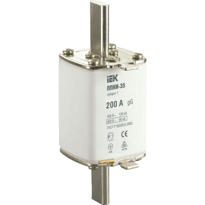 Вставка плавкая ППНИ-35 200А габарит 1 DPP30-200