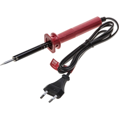 ЗУБР 25 Вт, конус, электропаяльник с пластиковой рукояткой (55400-25)